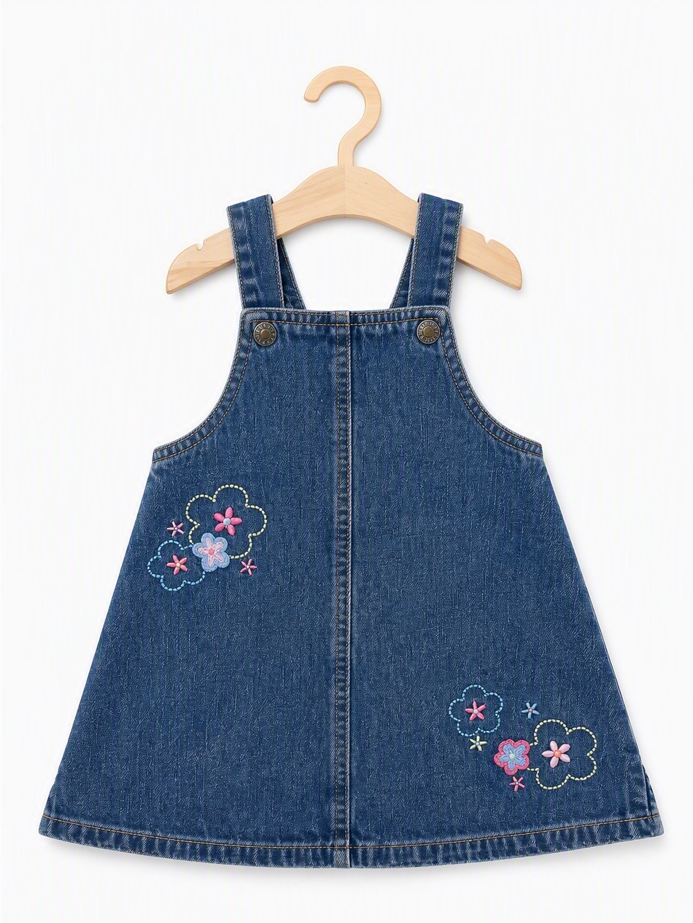 Vintage 90s Nevada Sears Canada 100% Cotton Premium Denim Overalls 12M Floral